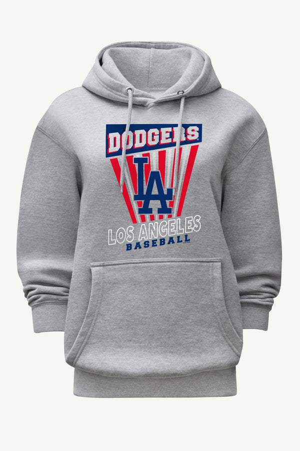 starter WOMENS LOS ANGELES DODGERS POSTER PRINT HOODIE