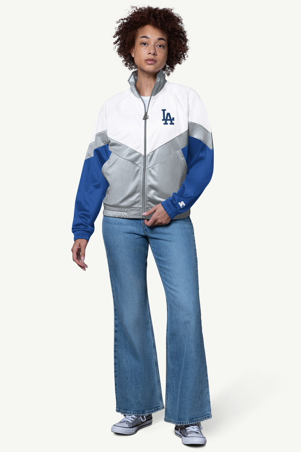 Starter WOMENS LOS ANGELES DODGERS TEAMWORK TRACK JACKET
