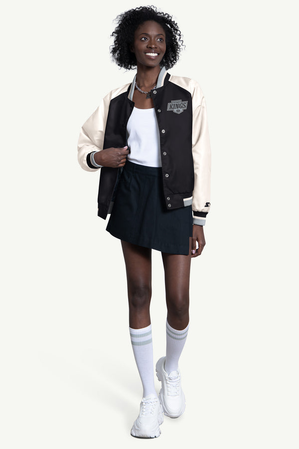 Starter WOMENS LOS ANGELES KINGS BLITZ VARSITY JACKET