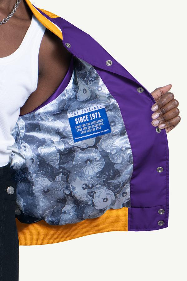 Starter WOMENS LOS ANGELES LAKERS BLITZ VARSITY JACKET