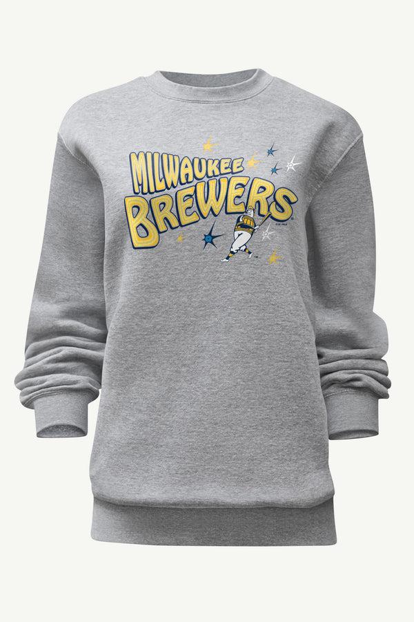 starter WOMENS MILWAUKEE BREWERS FIREWORKS SWEATSHIRT