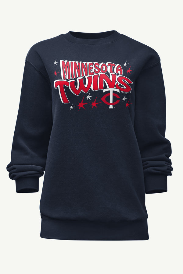 starter WOMENS MINNESOTA TWINS FIREWORKS SWEATSHIRT