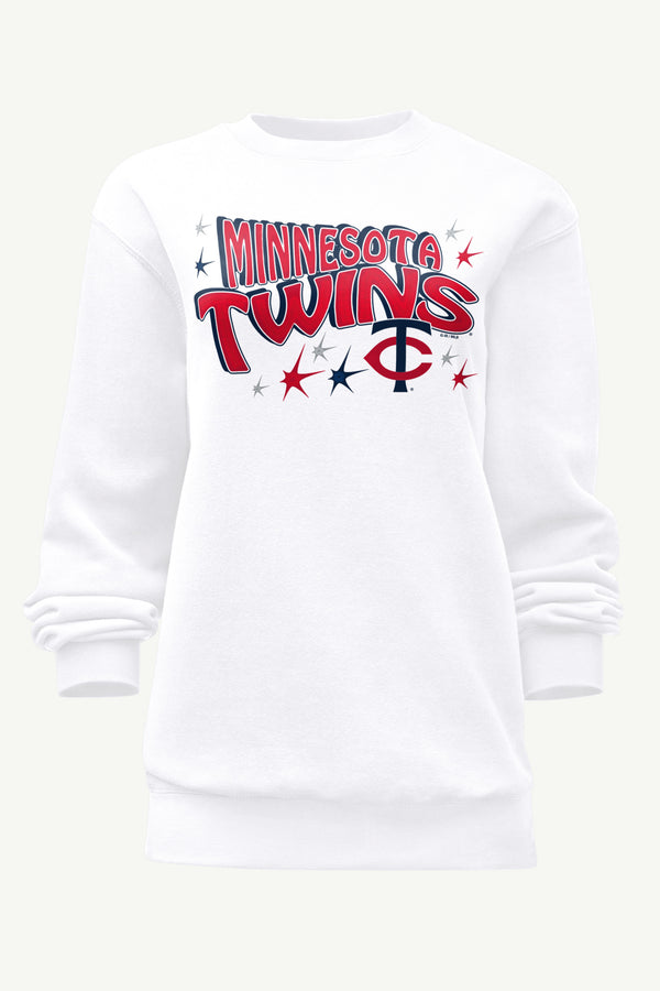 starter WOMENS MINNESOTA TWINS FIREWORKS SWEATSHIRT