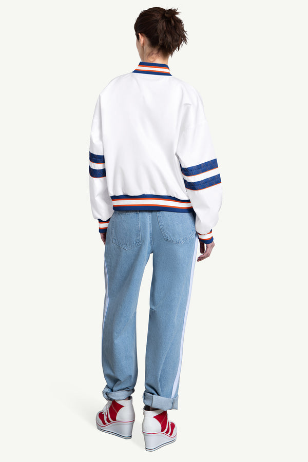 Starter WOMENS NEW YORK METS INTERCEPTION VARSITY JACKET