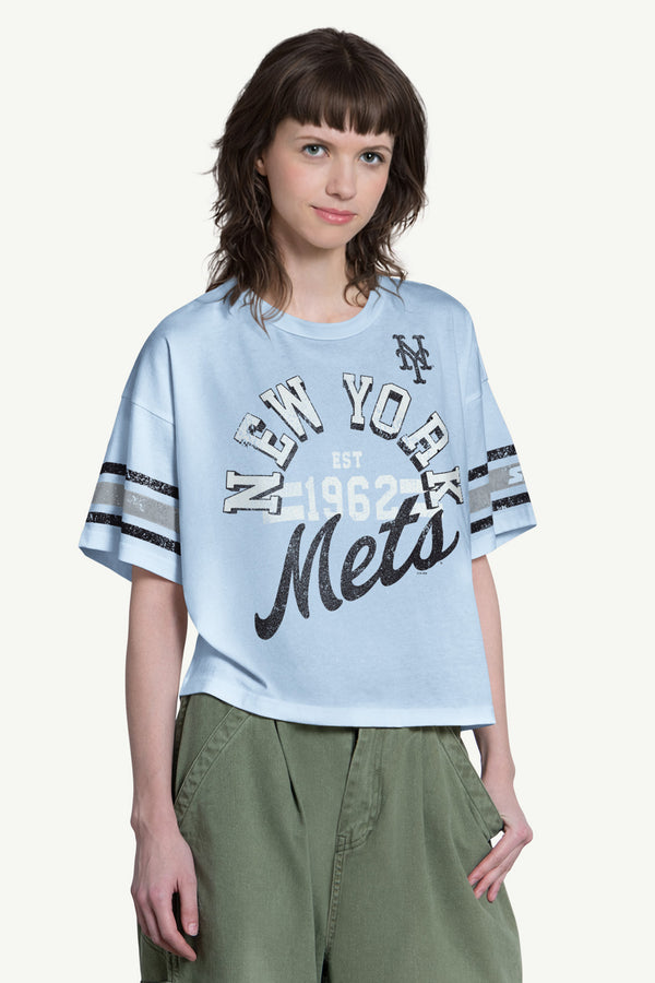 starter WOMENS NEW YORK METS OFFENSE SHORT SLEEVE T SHIRT