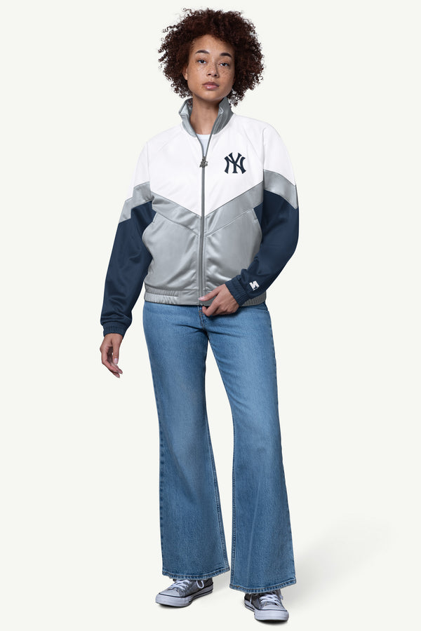 Starter WOMENS NEW YORK YANKEES TEAMWORK TRACK JACKET