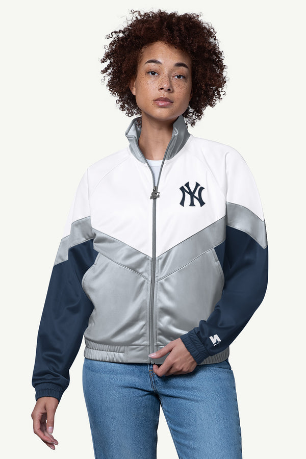 starter WOMENS NEW YORK YANKEES TEAMWORK TRACK JACKET