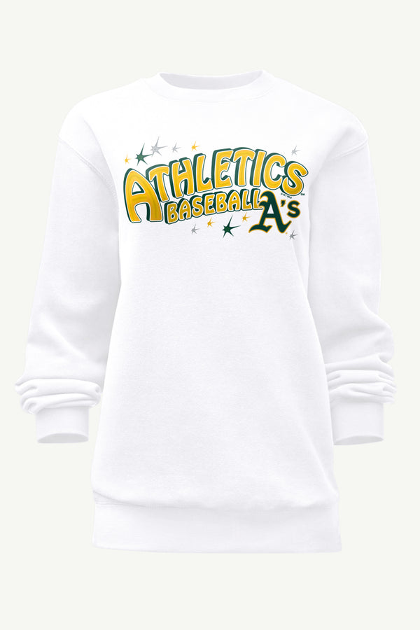 starter WOMENS OAKLAND ATHLETICS FIREWORKS SWEATSHIRT