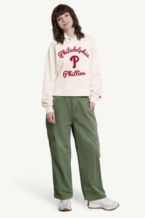 Starter WOMENS PHILADELPHIA PHILLIES BASELINE HOODIE