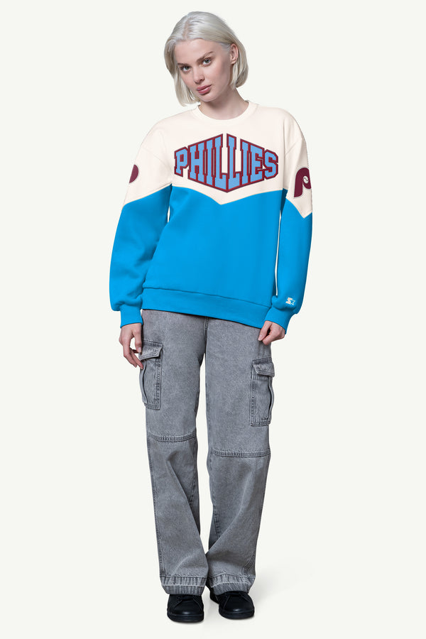 Starter WOMENS PHILADELPHIA PHILLIES CLUTCH HIT FLEECE