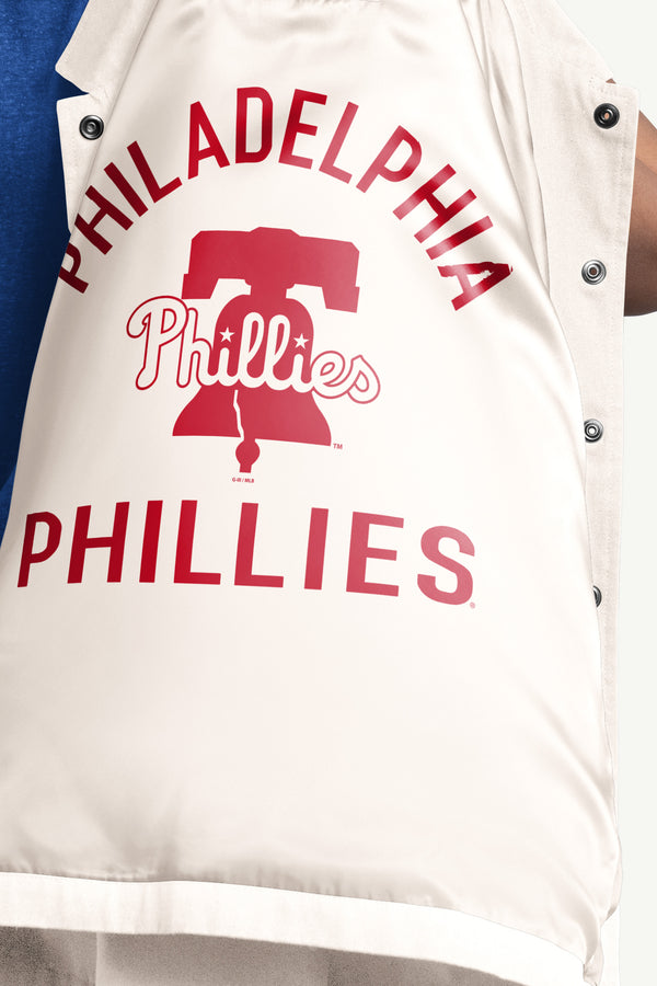 Starter WOMENS PHILADELPHIA PHILLIES COACHES JACKET