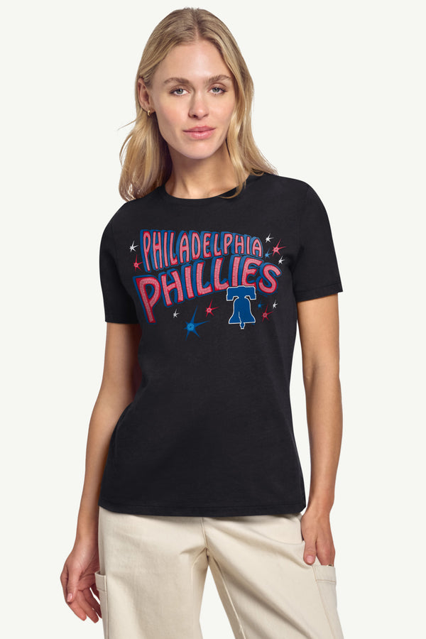 Starter WOMENS PHILADELPHIA PHILLIES FIREWORKS T SHIRT