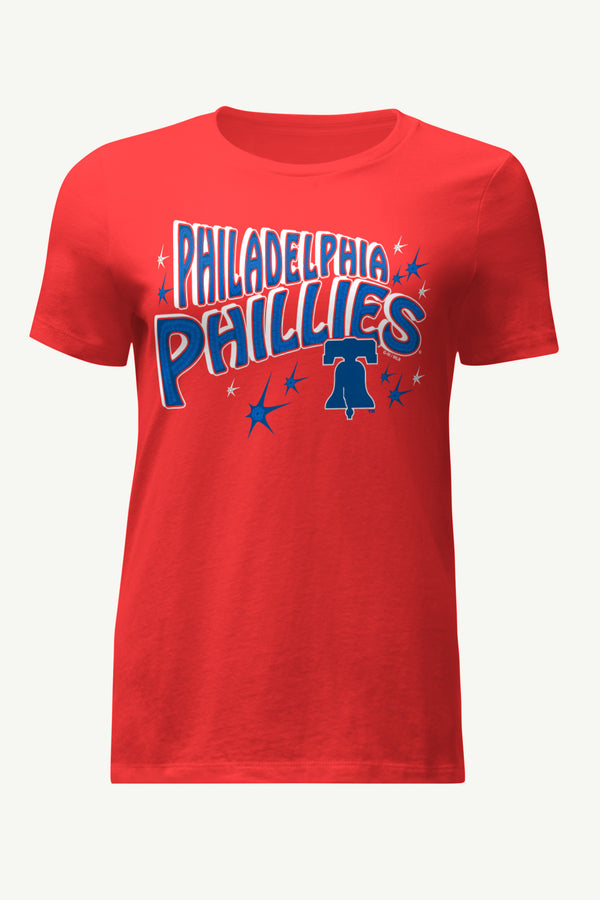 starter WOMENS PHILADELPHIA PHILLIES FIREWORKS T SHIRT