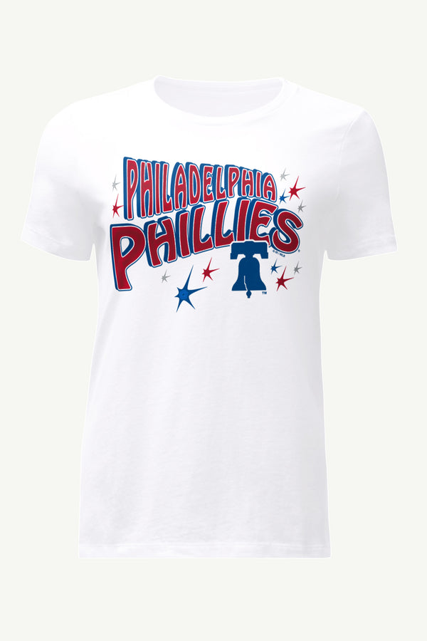 starter WOMENS PHILADELPHIA PHILLIES FIREWORKS T SHIRT