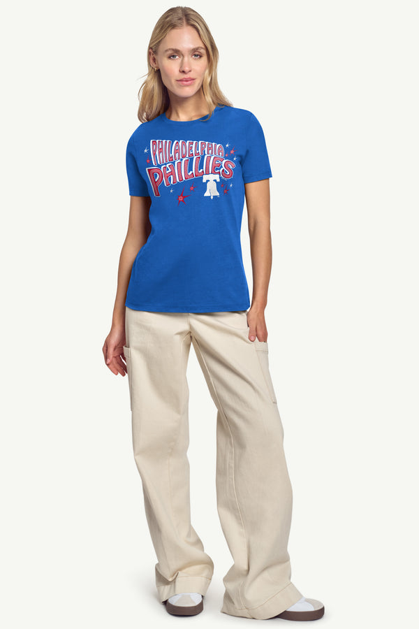 Starter WOMENS PHILADELPHIA PHILLIES FIREWORKS T SHIRT