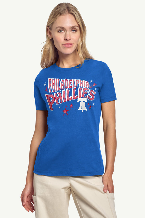 Starter WOMENS PHILADELPHIA PHILLIES FIREWORKS T SHIRT
