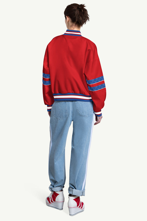 Starter WOMENS PHILADELPHIA PHILLIES INTERCEPTION VARSITY JACKET