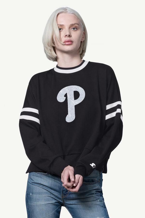 starter WOMENS PHILADELPHIA PHILLIES RALLY SWEATSHIRT