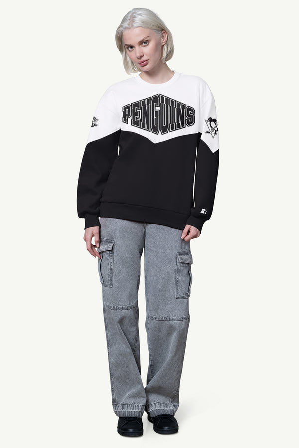 Starter WOMENS PITTSBURGH PENGUINS CLUTCH HIT FLEECE