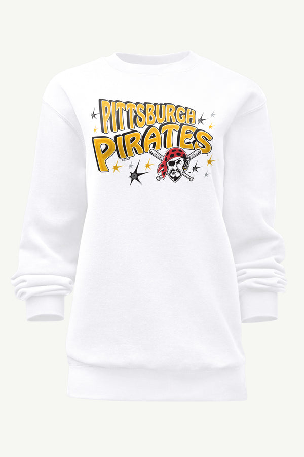 starter WOMENS PITTSBURGH PIRATES FIREWORKS SWEATSHIRT