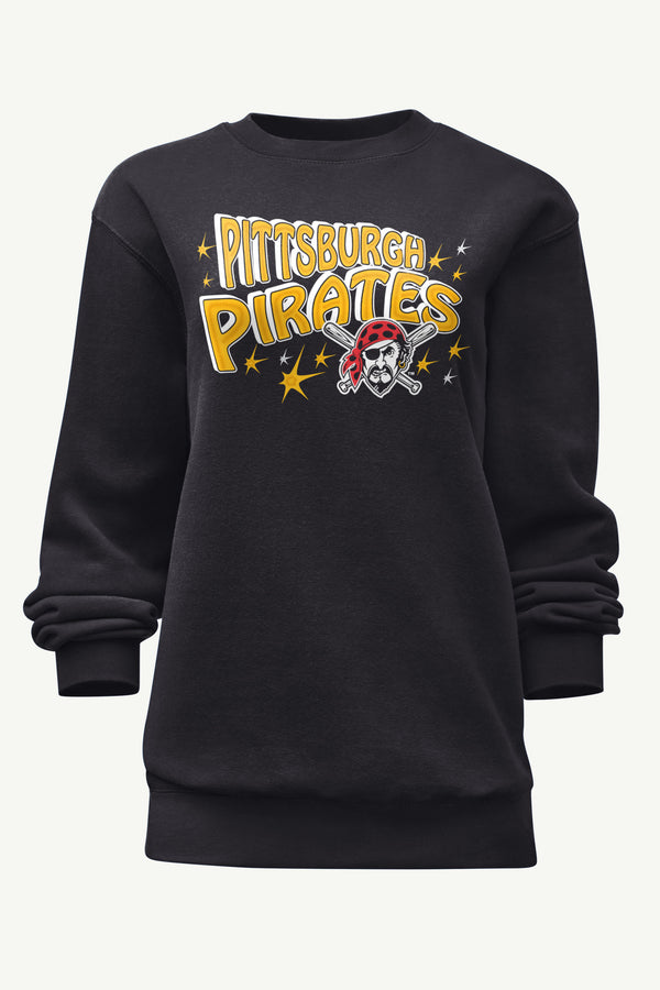 starter WOMENS PITTSBURGH PIRATES FIREWORKS SWEATSHIRT