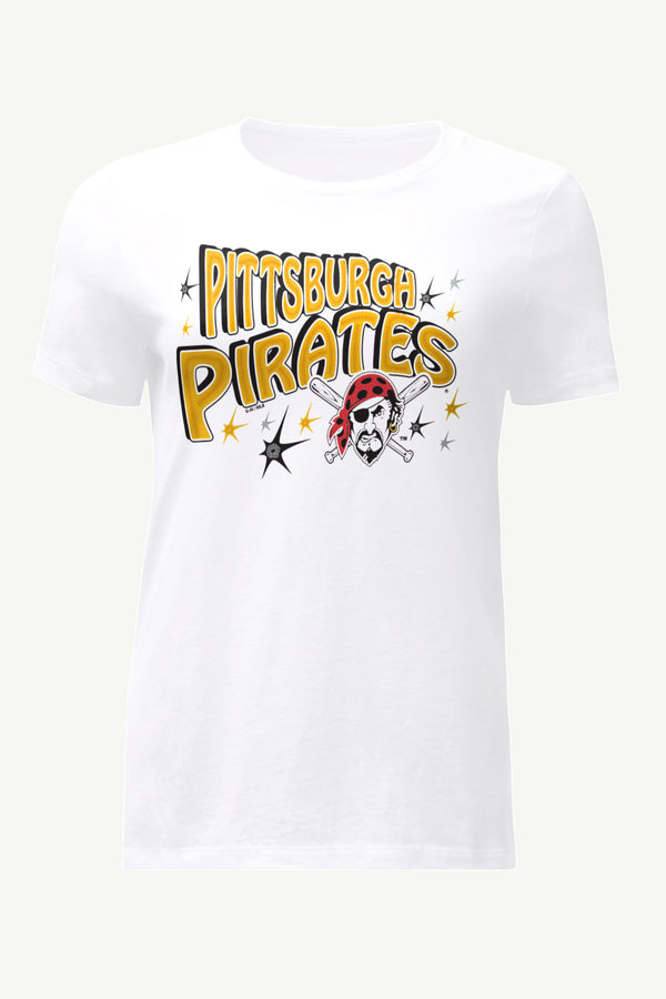 starter WOMENS PITTSBURGH PIRATES FIREWORKS T SHIRT