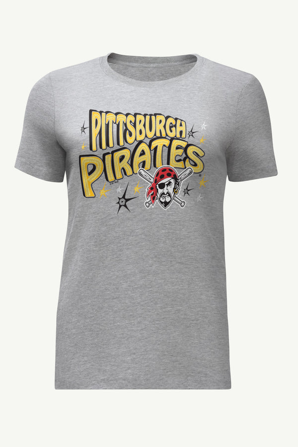 starter WOMENS PITTSBURGH PIRATES FIREWORKS T SHIRT