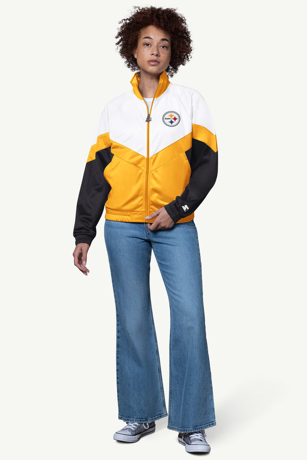 Starter WOMENS PITTSBURGH STEELERS TEAMWORK TRACK JACKET