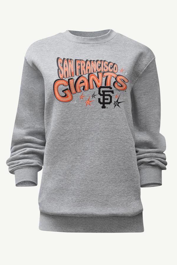 starter WOMENS SAN FRANCISCO GIANTS FIREWORKS SWEATSHIRT
