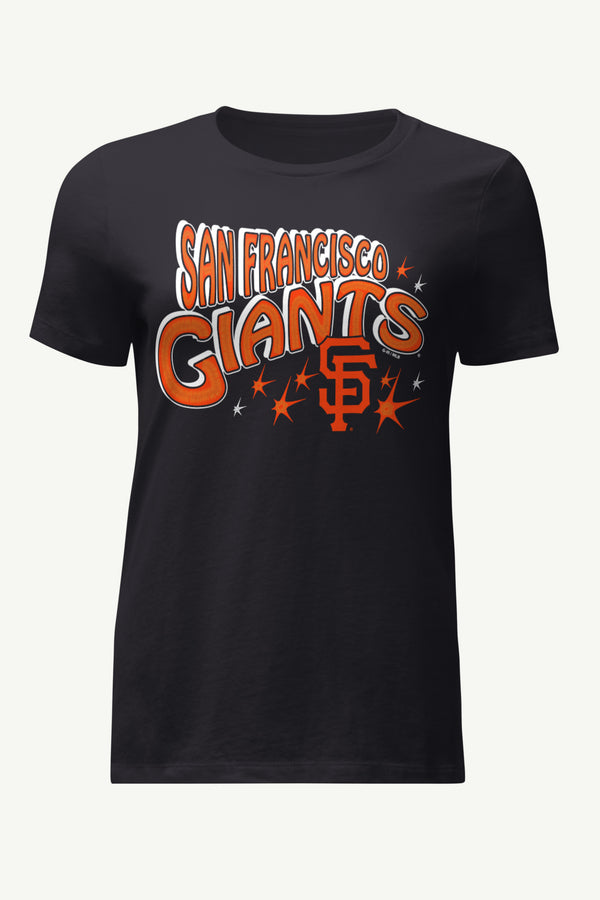 starter WOMENS SAN FRANCISCO GIANTS FIREWORKS T SHIRT