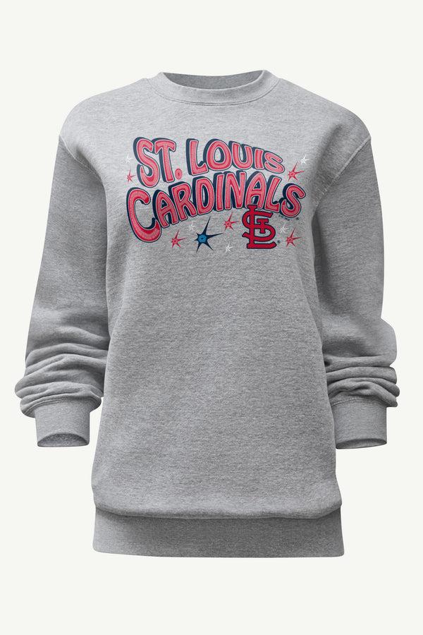 starter WOMENS ST LOUIS CARDINALS FIREWORKS SWEATSHIRT