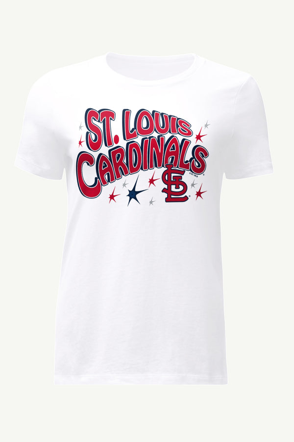 starter WOMENS ST LOUIS CARDINALS FIREWORKS T SHIRT