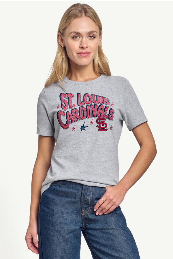 Starter WOMENS ST LOUIS CARDINALS FIREWORKS T SHIRT