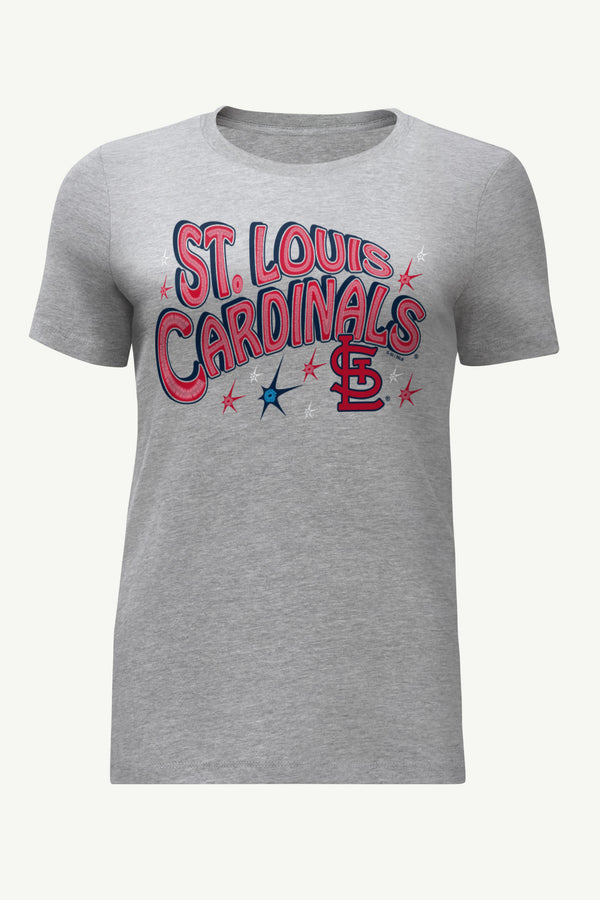 starter WOMENS ST LOUIS CARDINALS FIREWORKS T SHIRT