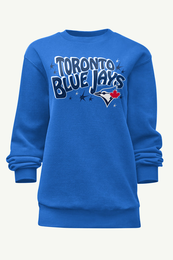 starter WOMENS TORONTO BLUE JAYS FIREWORKS SWEATSHIRT