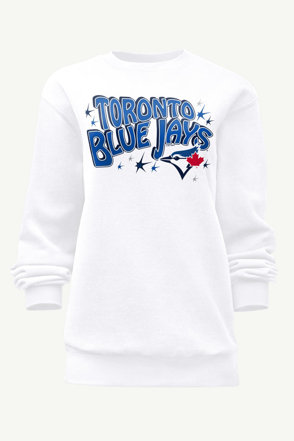 starter WOMENS TORONTO BLUE JAYS FIREWORKS SWEATSHIRT