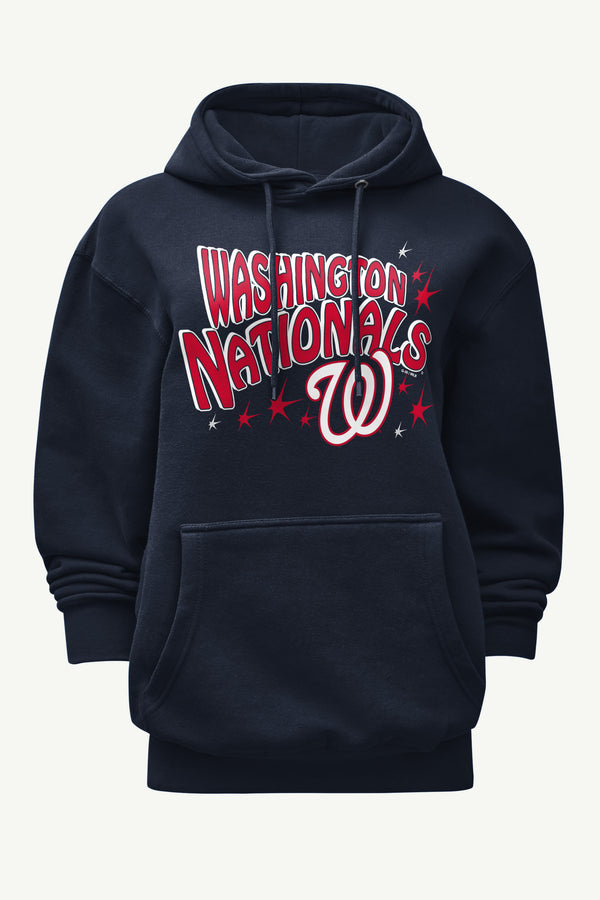 starter WOMENS WASHINGTON NATIONALS FIREWORKS HOODIE