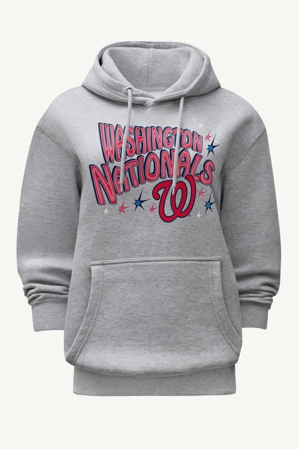 starter WOMENS WASHINGTON NATIONALS FIREWORKS HOODIE