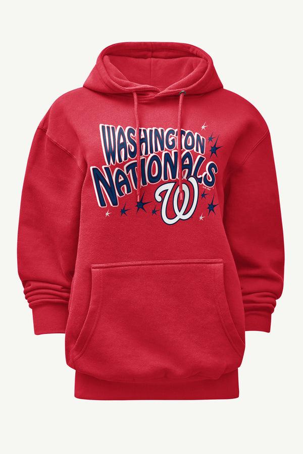 starter WOMENS WASHINGTON NATIONALS FIREWORKS HOODIE