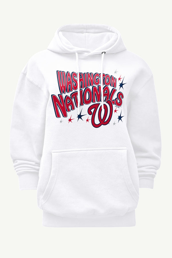 starter WOMENS WASHINGTON NATIONALS FIREWORKS HOODIE
