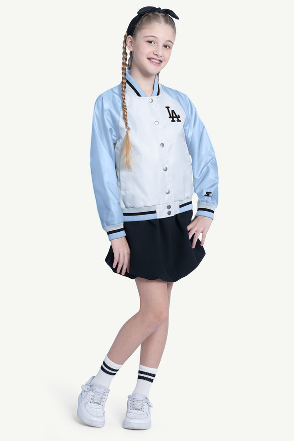 Starter YOUTH LOS ANGELES DODGERS SCRIMMAGE VARSITY JACKET