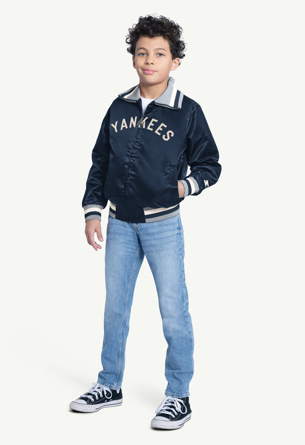 Starter YOUTH NEW YORK YANKEES CAPTAIN JR. VARSITY JACKET