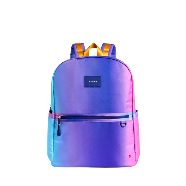 state bags Kane Double Pocket Large Backpack Blue/Pink Gradient