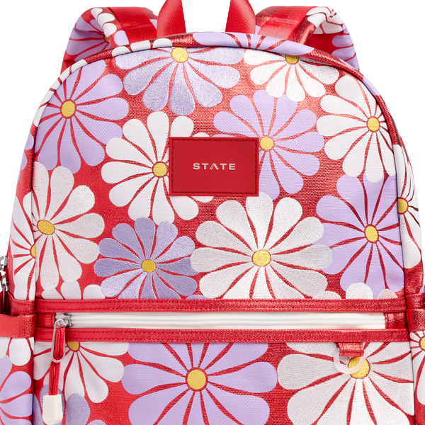 State Bags Kane Double Pocket Large Backpack Ruby Floral