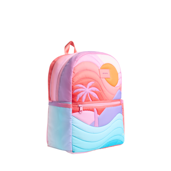 State Bags Kane Double Pocket Large Backpack Sunset Puffer