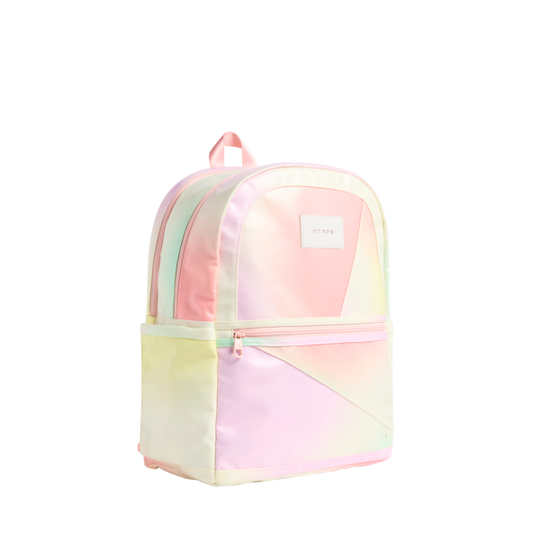 State Bags Kane Double Pocket Large Backpack Tie Dye Patchwork