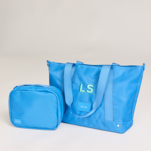 State Bags Bensen Toiletry Kit Blue
