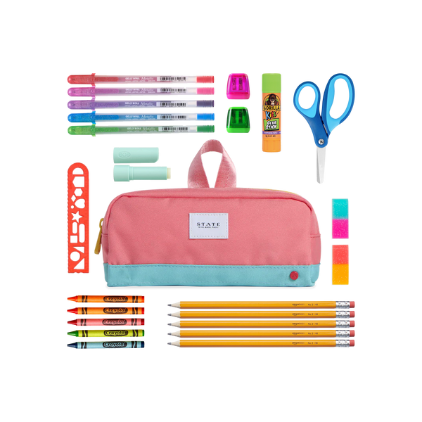 state bags Clinton Pencil Case Purple