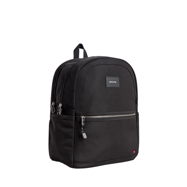 State Bags Evans Double Pocket Backpack Black