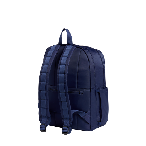 State Bags Evans Double Pocket Large Backpack Navy